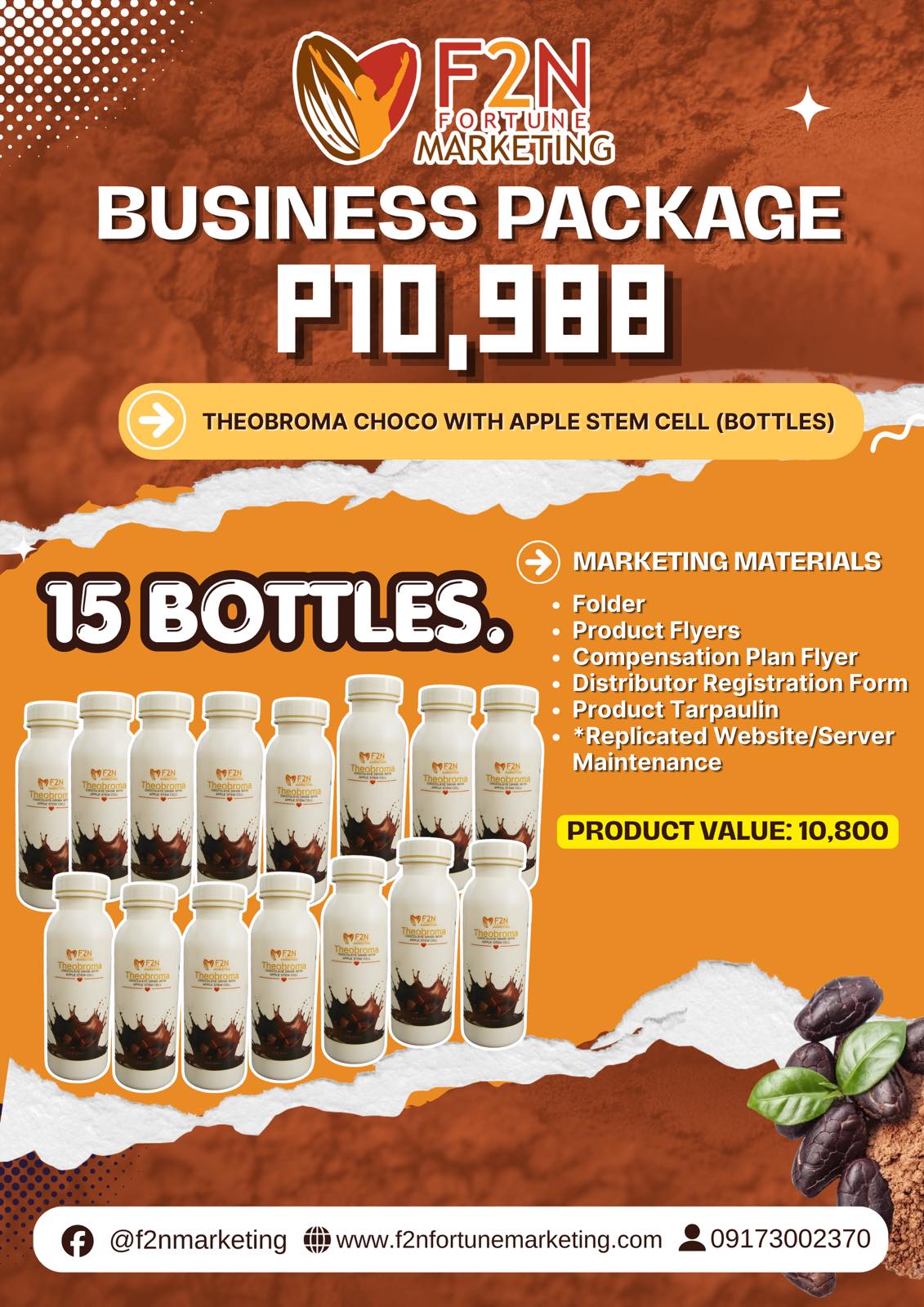 Business Package Theobroma Choco with Apple Stem Cell